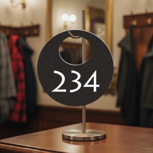 Šatní visačka, průměr 55 mm